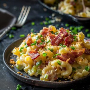 Bacon and Leek Macaroni Cheese