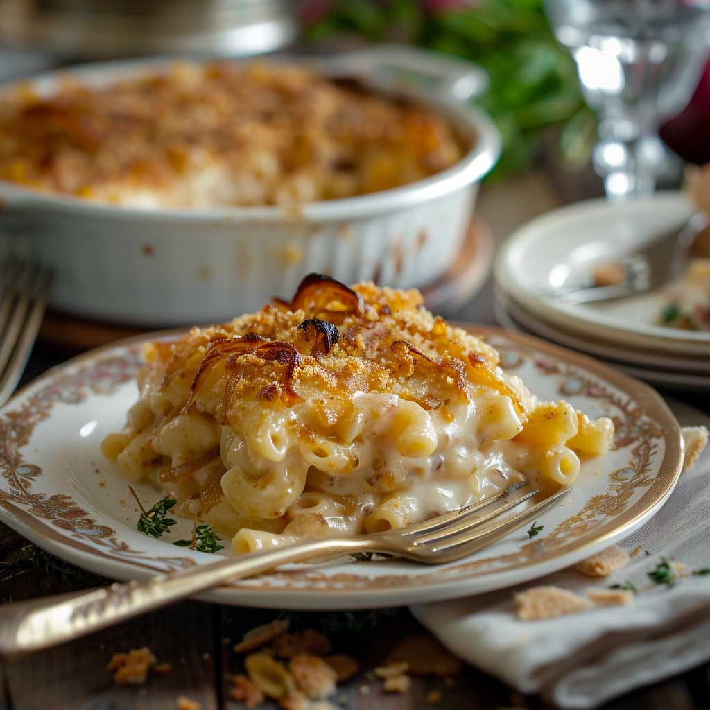 Caramelized Onion Mac and Cheese